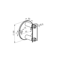 Kotwienie boczne okrągłe
