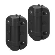 Zawias do ciężkich bram, z regulowaną sprężyną