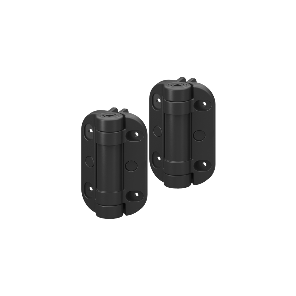 Zawias do ciężkich bram, z regulowaną sprężyną