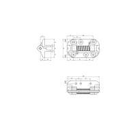 Zawias do bram ze stałą sprężyną