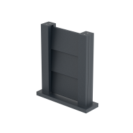 Próbka ogrodzenia 0,3x0,4m wolnostojąca dla listew żaluzjowych FG/L8x120