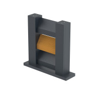 Próbka ogrodzenia 0,3x0,4m wolnostojąca dla listew żaluzjowych FG/L1S20x105