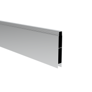 Aluminiowe wypełnienie ogrodzenia, 20 x 120 - 6,0 m - Naturalne