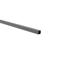 Aluminiowe wypełnienie ogrodzenia i narożnik elewacji, 20 x 20 - 6,0 m - Antracyt RAL 7016