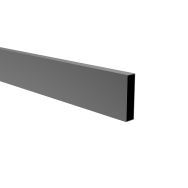 Wypełnienie ogrodzenia aluminiowego 20x80 - 6000mm antracyt R7016