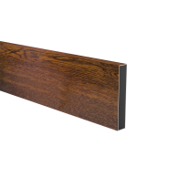 Aluminiowy wypełniacz ogrodzenia 20x120x1,2 - 6000mm ciemny orzech