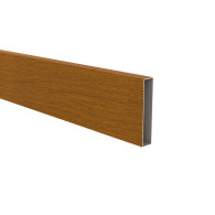 Wypełniacz aluminiowy do ogrodzeń 20x100x1,2 - 6000mm złoty dąb