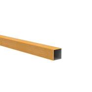 Wypełnienie ogrodzenia aluminiowego 40x40x1,2 - 6000mm jasny dąb