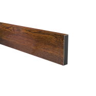 Aluminiowy wypełniacz ogrodzenia 20x100x1,1 - 6000mm ciemny orzech