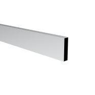 Wypełniacz do ogrodzeń aluminiowych 20x80 - 6000mm naturalny