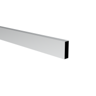 Aluminiowy wypełniacz ogrodzenia 20x60 - 6000mm naturalny