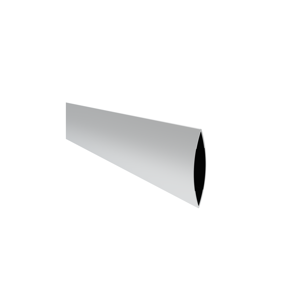 Aluminiowe żaluzje ogrodzeniowe owalne 20x100-6000mm