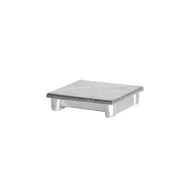 Zatyczka do słupka aluminiowego 80x80 płaska - naturalna