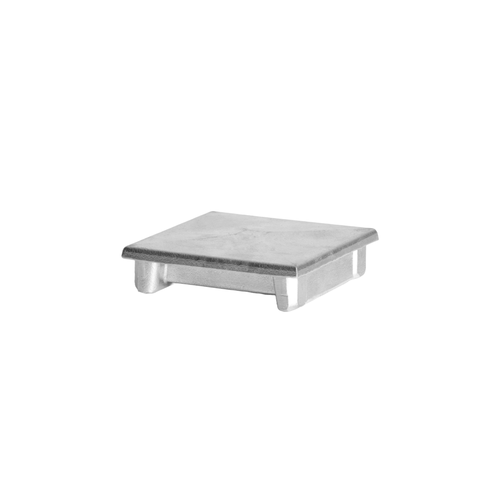 Zatyczka do słupka aluminiowego 100x100 płaska - naturalna