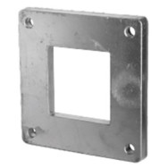 Aluminiowa środkowa płyta nawijająca do słupka 100x100 naturalnego