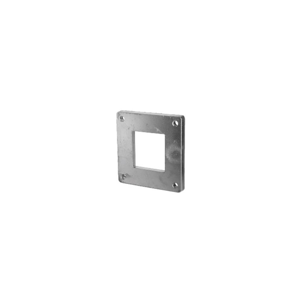 Aluminiowa środkowa płyta nawijająca do słupka 100x100 naturalnego