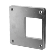 Aluminiowa płyta nawojowa do słupka 100x100 naturalna