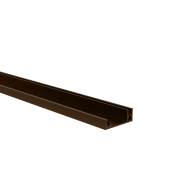 Aluminiowy adapter ogrodzeniowy do wypełniacza - 6000 mm szyna maskująca brązowa