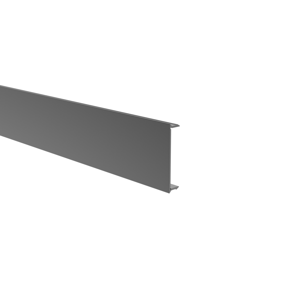 Click - listwa maskująca do adaptera U, systemu ogrodzeniowego i fasadowego 41 x 09 - 1,85 m - Antracyt RAL 7016