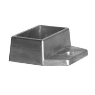 Aluminiowy wspornik do kotwienia profilu pionowego wypełnienia, dla profilu 60 x 30 - Naturalny