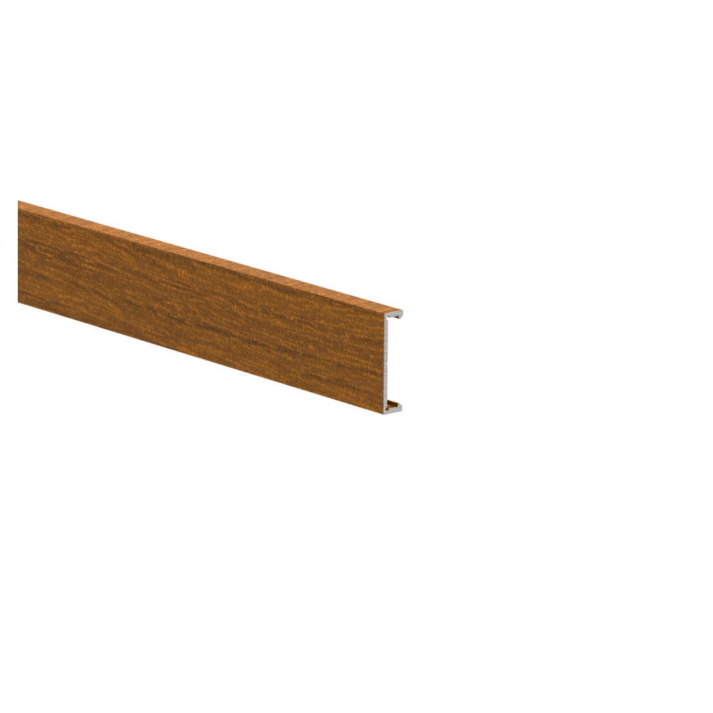 Aluminiowa listwa elewacyjna, 25 x 6 - 6,0 m - dekor drewna ZŁOTY DĄB - W03