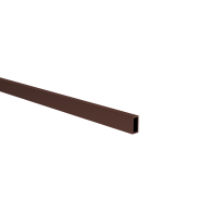 Wypełniacz ogrodzenia aluminiowego 20x10x1,5 - 6000mm brązowy R8017