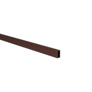 Wypełniacz ogrodzenia aluminiowego 20x10x1,5 - 6000mm brązowy R8017