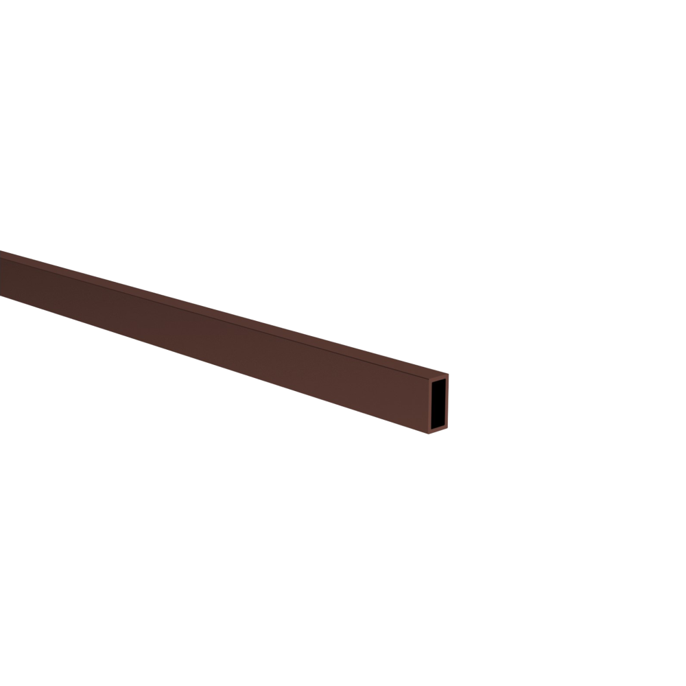 Wypełniacz ogrodzenia aluminiowego 20x10x1,5 - 6000mm brązowy R8017