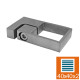 Element kotwienia bocznego ze stali nierdzewnej AISI 304 do słupka 40x40 mm