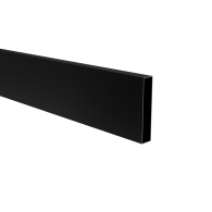 Wypełniacz ogrodzenia aluminiowego 20x100x1,1 - 6000mm czarny R9005