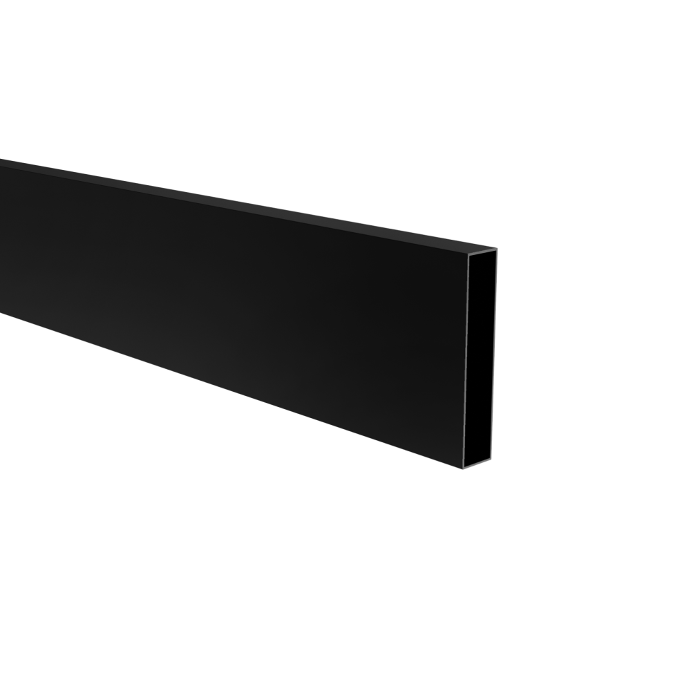 Wypełniacz ogrodzenia aluminiowego 20x100x1,1 - 6000mm czarny R9005