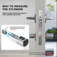 Cylinder cylindryczny dwustronny 70-120 mm SMART