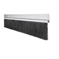 Listwa uszczelniająca ze szczotką do drzwi i bram, aluminium