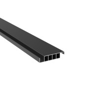 Wypełniacz aluminiowy 20x95 - 2400 mm, czarny