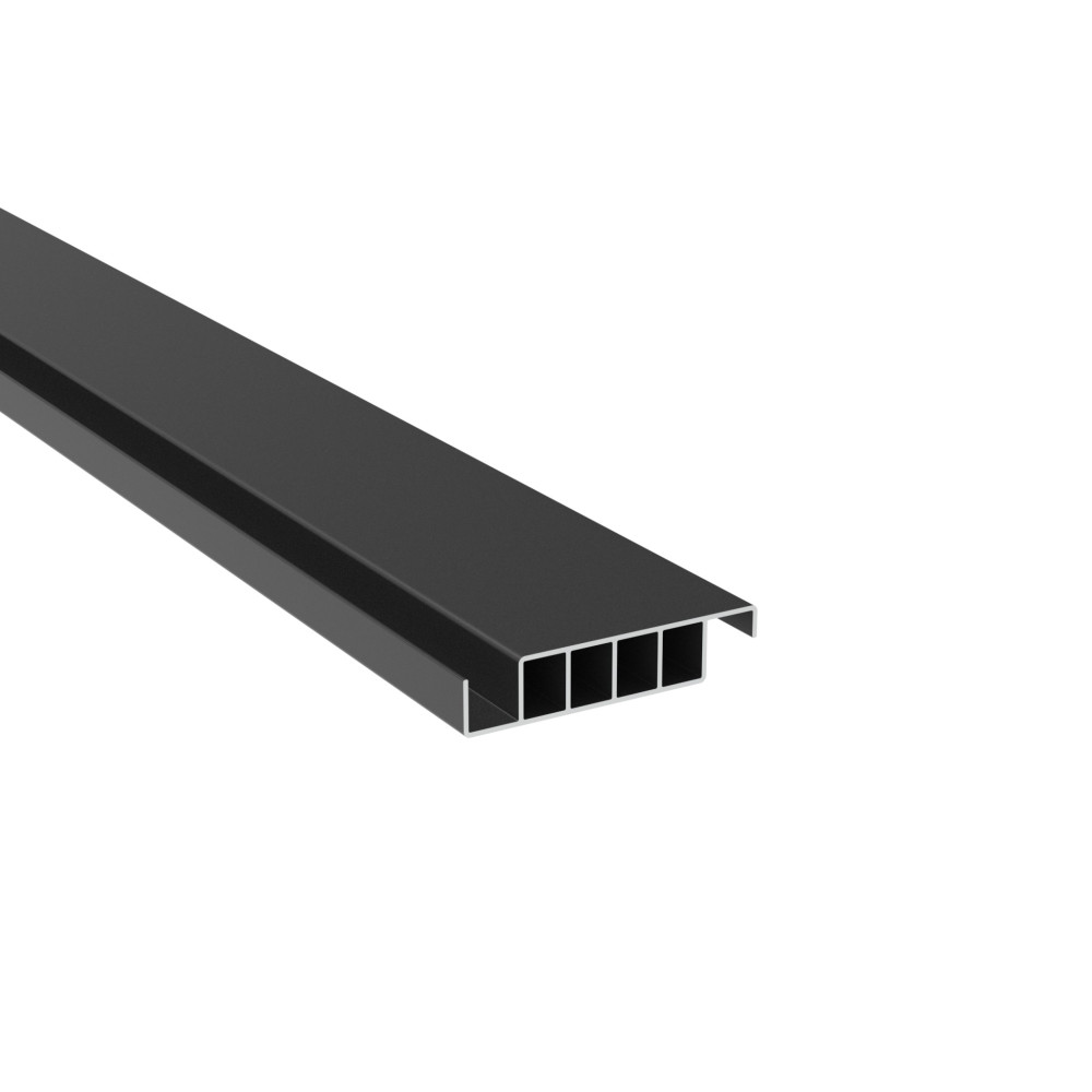 Wypełniacz aluminiowy 20x95 - 2400 mm, czarny