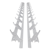 Ruchomy system aluminiowy - pionowy, żaluzjowy - para (lewy + prawy)