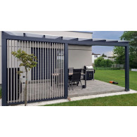 Ruchomy system aluminiowy - pionowy, żaluzjowy - para (lewy + prawy)