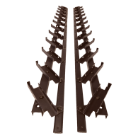 Ruchomy system aluminiowy - pionowy, żaluzjowy - para (lewy + prawy)