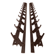 Ruchomy system aluminiowy - pionowy, żaluzjowy - para (lewy + prawy)