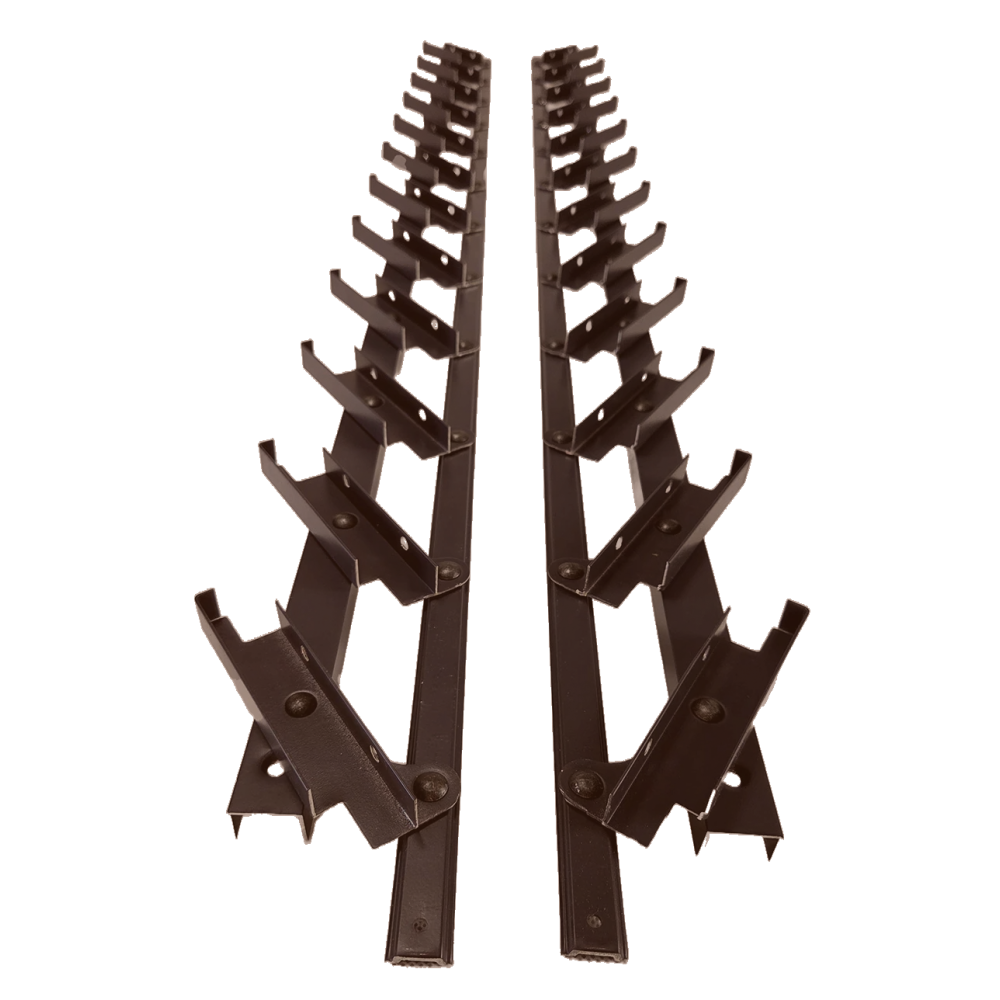 Ruchomy system aluminiowy - pionowy, żaluzjowy - para (lewy + prawy)