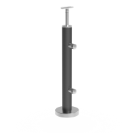 Słupek do balustrady ze stali Nierdzewnej, Kotwienie górne