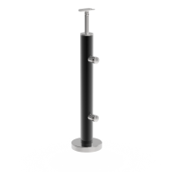 Słupek do balustrady ze stali Nierdzewnej, Kotwienie górne