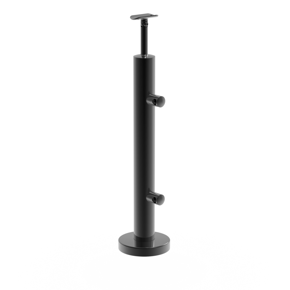 Słupek do balustrady ze stali Nierdzewnej, Kotwienie górne