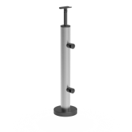 Słupek do balustrady ze stali Nierdzewnej, Kotwienie górne