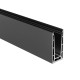 Profil aluminiowy kotwiący górny do szkła 12-21,5 mm czarny elox 6000 mm