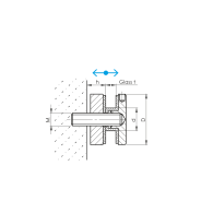 Uchwyt wlewu szklanego