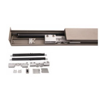 Okucia - Drzwi przesuwne, AL 2x soft-stop+fix