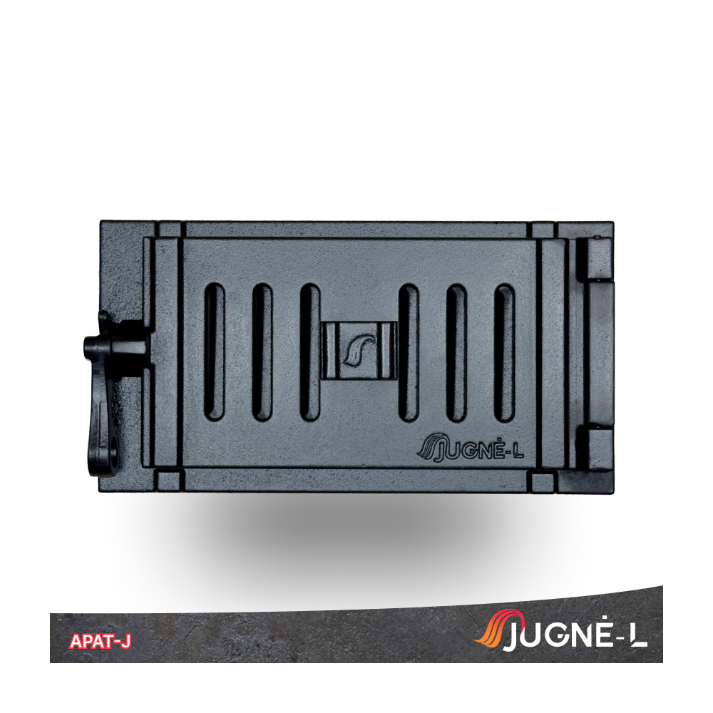 APAT-J Popielate drzwiczki kominkowe 190x340mm - Domabau.pl