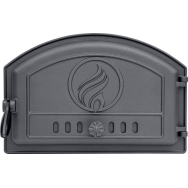 Drzwiczki żeliwne DCH8 Płomień, H1014 - Domabau.pl