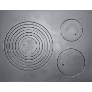 Płyta żeliwna kuchenna poznańska duża 670x535 , H2616 - Domabau.pl